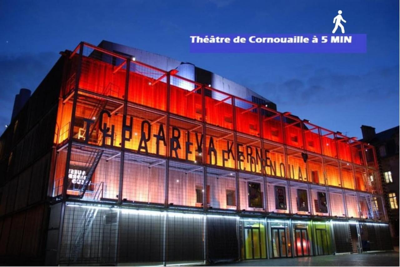 Cosy Appartement Hyper Centre-Ville Quimper Exterior foto