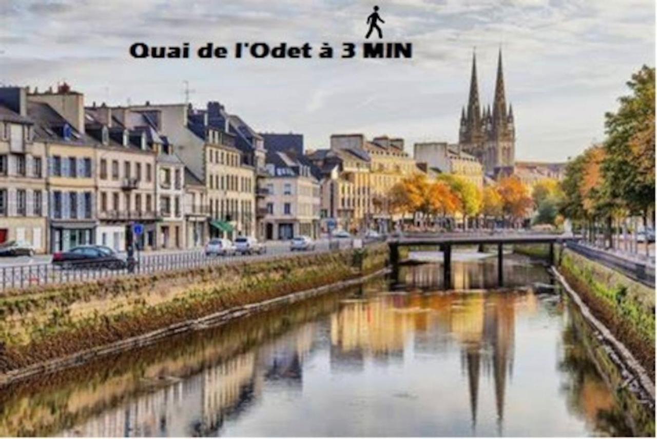 Cosy Appartement Hyper Centre-Ville Quimper Exterior foto